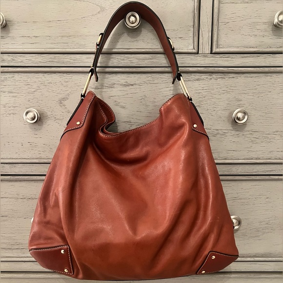 Cole Haan Leather Hobo Shoulder Bag - Picture 2 of 16